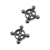 Silver Metal Nipple Clamps for Intense Pleasure and Sensation Nipple Clamps